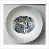 Queen's ware 'Boat Race Day' bowl designed by Eric Ravilious for Josiah Wedgwood & Sons by Eric Ravilious