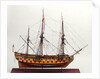 Ship of 50 guns by unknown