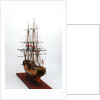 Ship of 50 guns by unknown