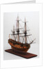 Ship of 50 guns by unknown