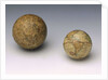 Terrestrial and celestial spheres by Johann Bernard Bauer
