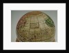 Cartouche in North Pacific Ocean by Herman Moll