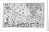 Section plate from Francesco Camocio's 'Cosmographia Universalis', 1567, taken from the atlas 'Tavole Moderne di Geografia' by unknown