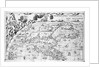Section plate from Francesco Camocio's 'Cosmographia Universalis', 1567, taken from the atlas 'Tavole Moderne di Geografia' by unknown