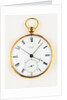 Gold local time watch by Vulliamy