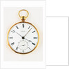 Gold local time watch by Vulliamy