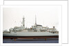 HMS 'Alacrity', port broadside superstructure detail by John R. Haynes