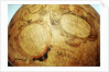 Cartouches in southern continent by Willem Jansz Blaeu