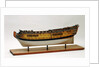 A full hull model of a second rate warship, 90 guns by unknown
