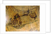 Cartouche on Strait of Anian, northern hemisphere by Vincenzo Coronelli