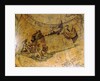 Cartouche on Strait of Anian, northern hemisphere by Vincenzo Coronelli