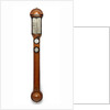 Cistern barometer, made from wood of the 'Temeraire' by W. & S. Jones