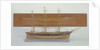 Half block and full hull model of the 'Titania' by unknown