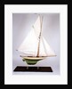 Sailing pond yacht by unknown