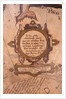 Cartouche below Piscis Notius by Jacob Floris van Langren