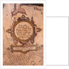 Cartouche below Piscis Notius by Jacob Floris van Langren