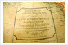 Cartouche in North Pacific Ocean by Malby & Co