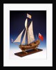 Skeleton model, royal yacht, port by unknown