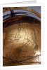 The dogs of Bootes, detail on celestial globe by Isaac Habrecht II