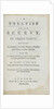 'A Treatise on the Scurvy' frontispiece by unknown