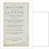 'A Treatise on the Scurvy' frontispiece by unknown