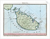 Chart of Malta by R. Bougard