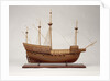 Full hull model of 'Mary Rose' (1509), a 60-gun sailing warship by Bassett-Lowke Ltd