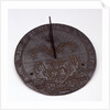 Horizontal pedestal dial by unknown