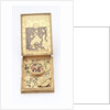 Astronomical compendium, inside of base and back of compass by Christoph Schissler