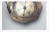 Augsburg dial, detail of signature by Johann Martin