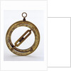 Universal equinoctial ring dial for latitudes 0˚-90˚ north by unknown