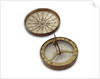 Compass dial, with lid by unknown