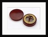 Compass dial, with lid by unknown