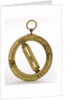Universal equinoctial ring dial by Jean Baptiste Nicolas Delure