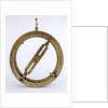 Universal equinoctial ring dial by Johann Matthias Willebrand