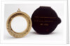 Universal equinoctial ring dial, with case by Lordelle