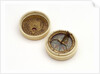 Compass dial, with lid by unknown