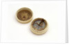 Compass dial, with lid by unknown