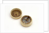 Compass dial, with lid by unknown