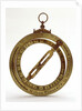 Universal equinoctial ring dial by William Elmes