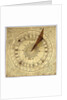 Horizontal sun and moon pedestal dial by unknown