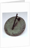 Horizontal pedestal dial by Richard Glynne