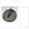 Horizontal pedestal dial by Richard Glynne