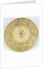 Magnetic azimuth dial, outer side of lid by Johannes Buschmann