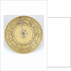 Magnetic azimuth dial, outer side of lid by Johannes Buschmann