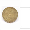 Qibla indicator, lid by unknown