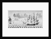 French vessel 'Le Marengo' engages HMS 'London' (1766) by Duslos Legris
