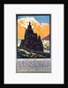 Poster for Orient Line cruises to Norway by Herbert Kerr Rooke