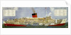 The New 'Caronia', Cunard White Star Line Poster by unknown
