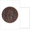Medal commemorating the sinking of the SS 'Lusitania', 1915, obverse by Karl Goetz